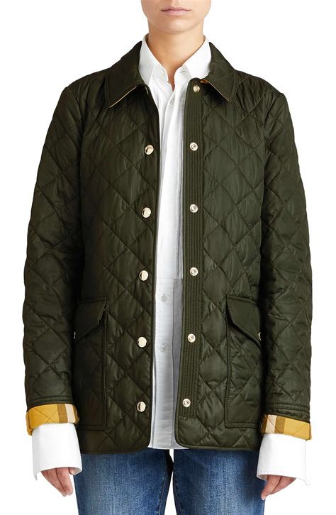 burberry westbridge quilted jacket green|Burberry Limited.